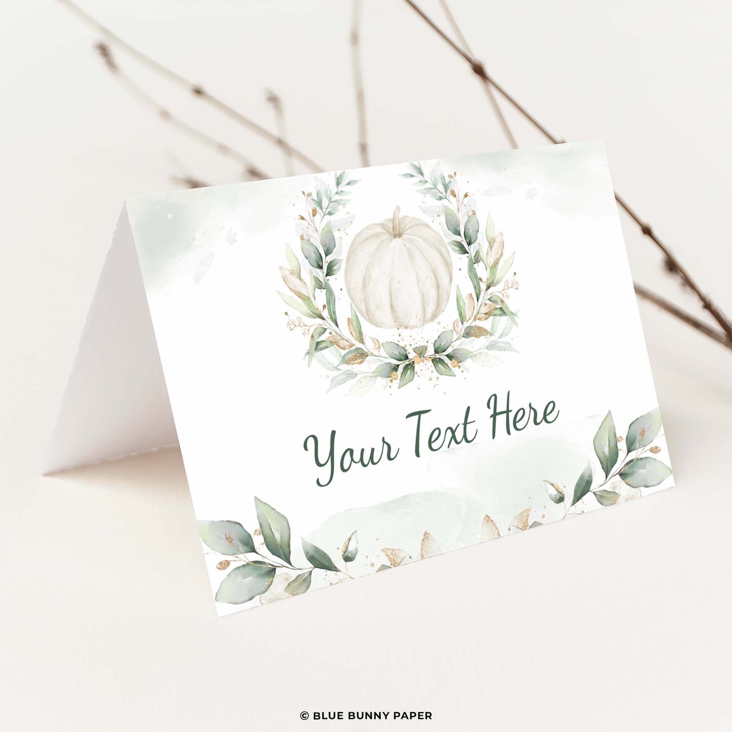 Pumpkin Place Cards
