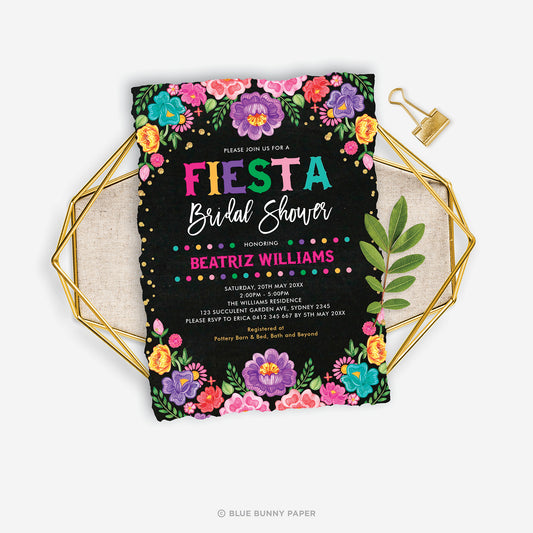 Mexican Fiesta Bridal Shower Invite