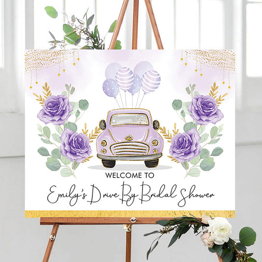 Drive by Party Welcome Sign