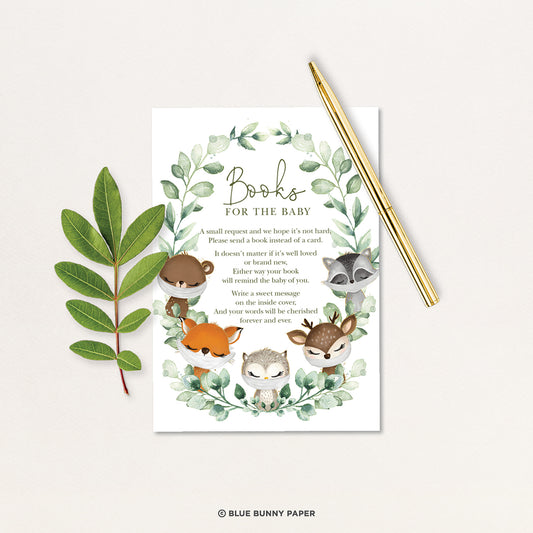 Baby Shower Books for Baby Card