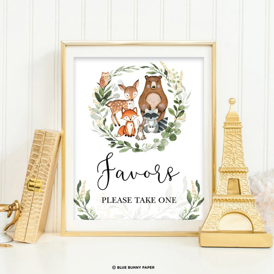 Favors Sign