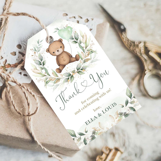 Teddy Bear Favor Tags