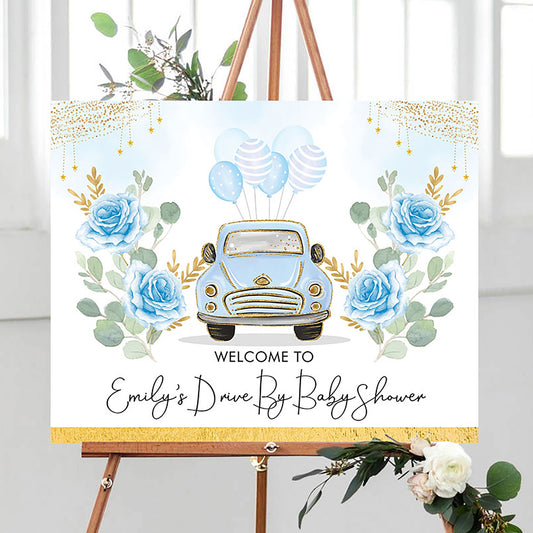 Drive by Party Welcome Sign