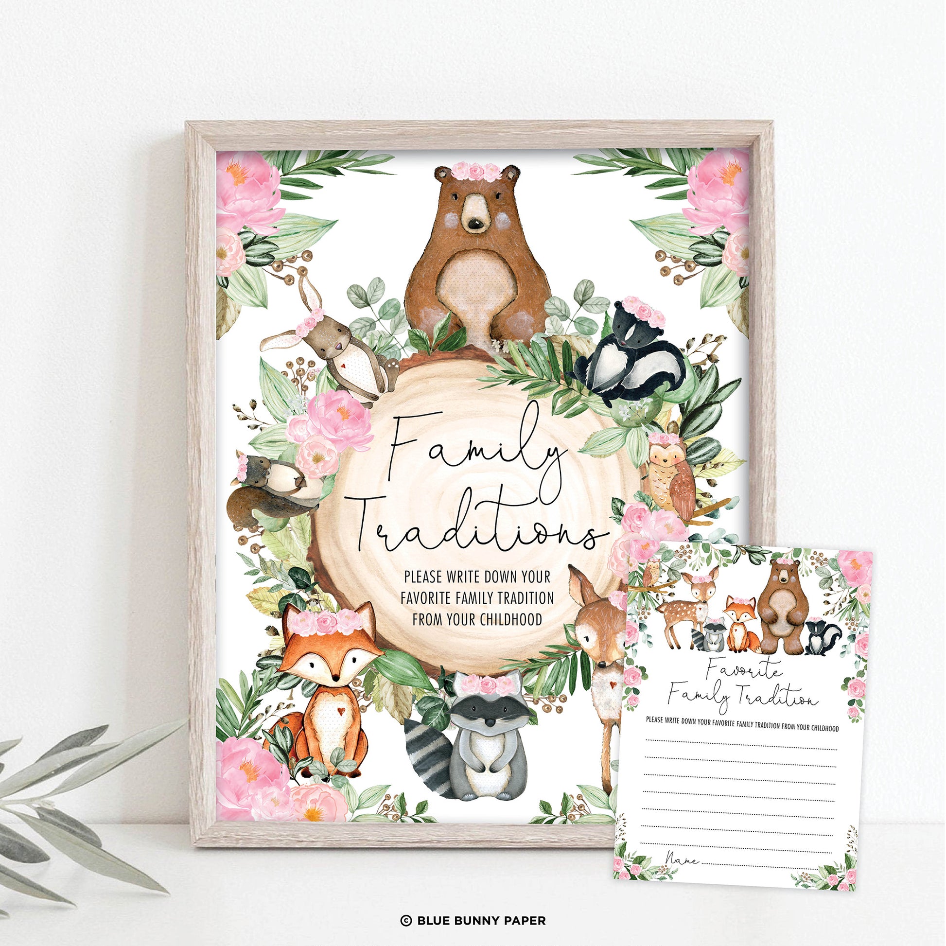 Family Traditions Baby Shower Activity