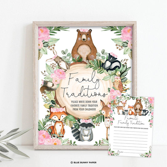 Family Traditions Baby Shower Activity
