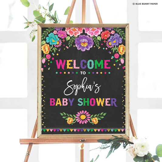 Mexican Fiesta Party Welcome Sign