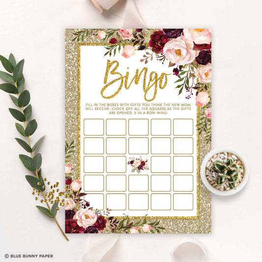 Baby Shower Bingo Game