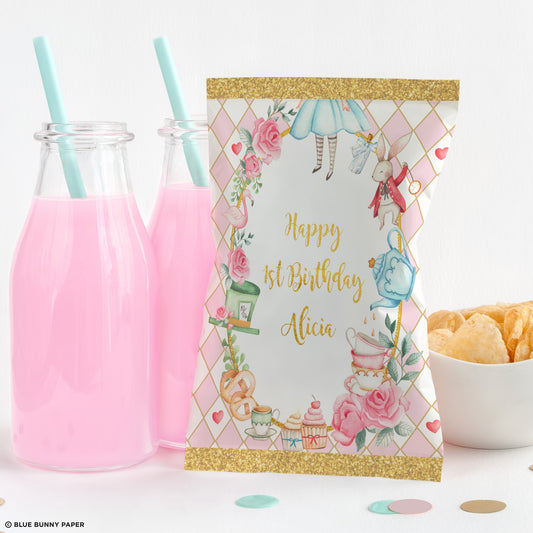 Alice in Wonderland Chip Bag
