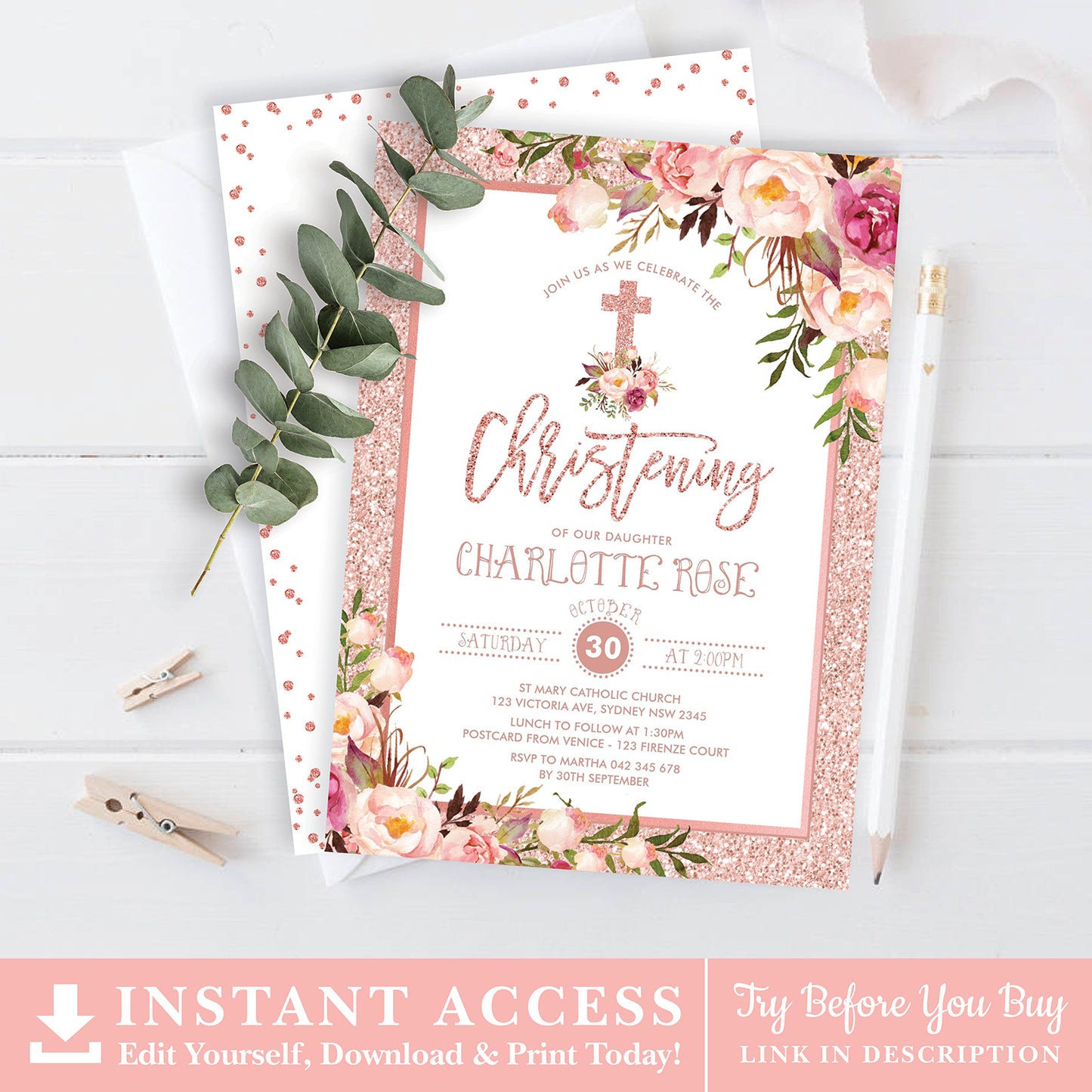 Christening / Baptism Invitation