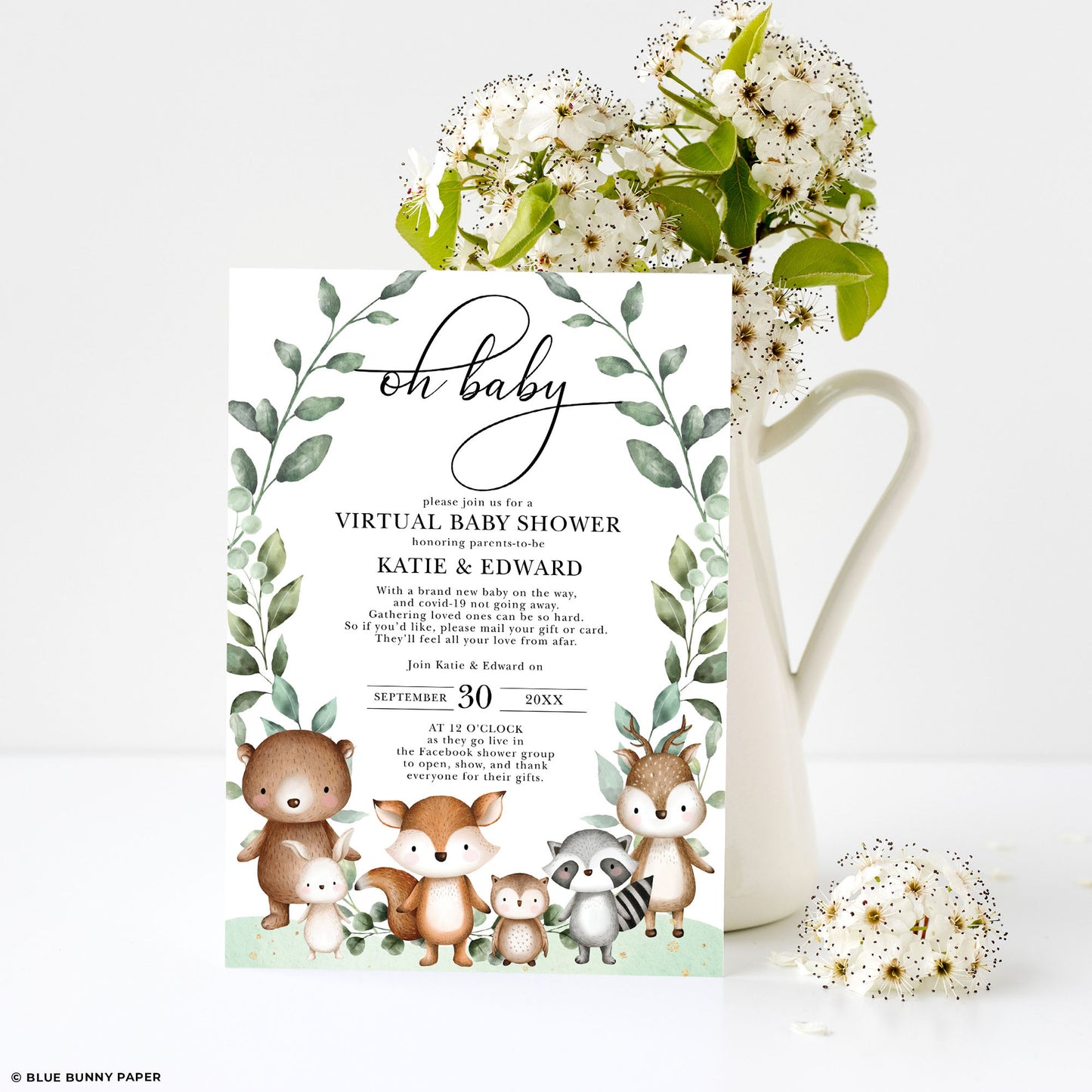 Virtual Baby Shower Invitation