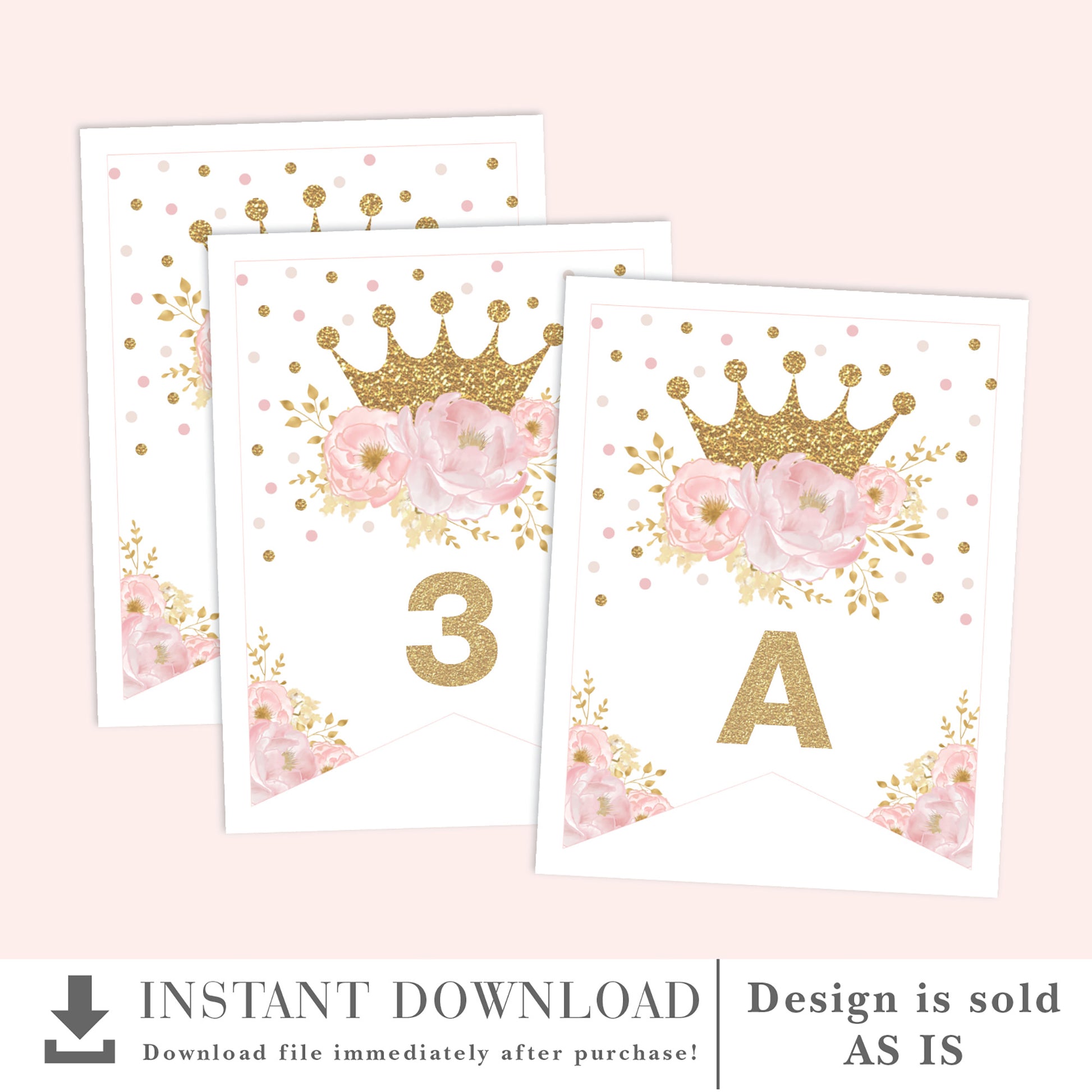 Princess Party Bunting
