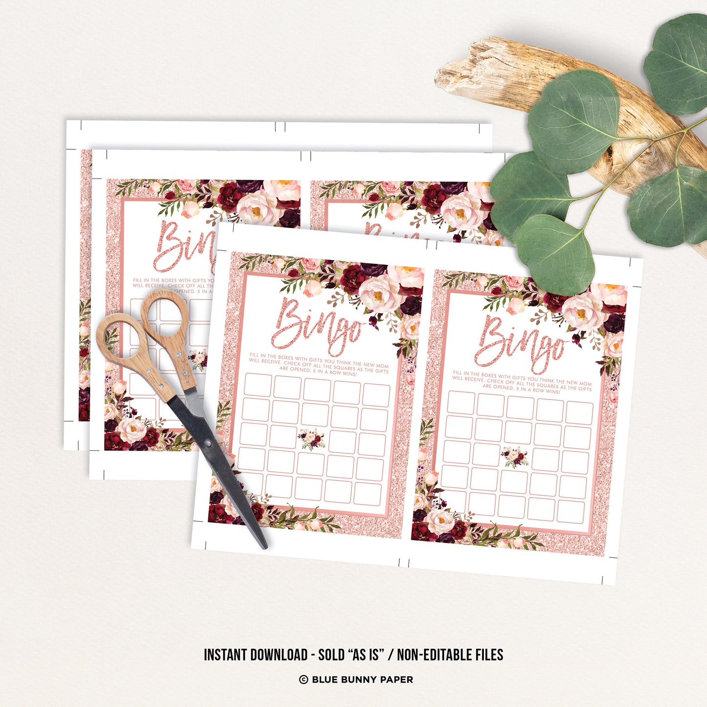 Baby Shower Bingo Game
