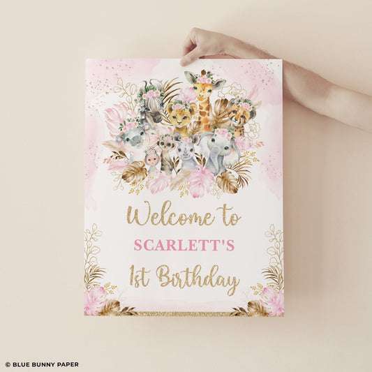 Birthday Party Welcome Sign