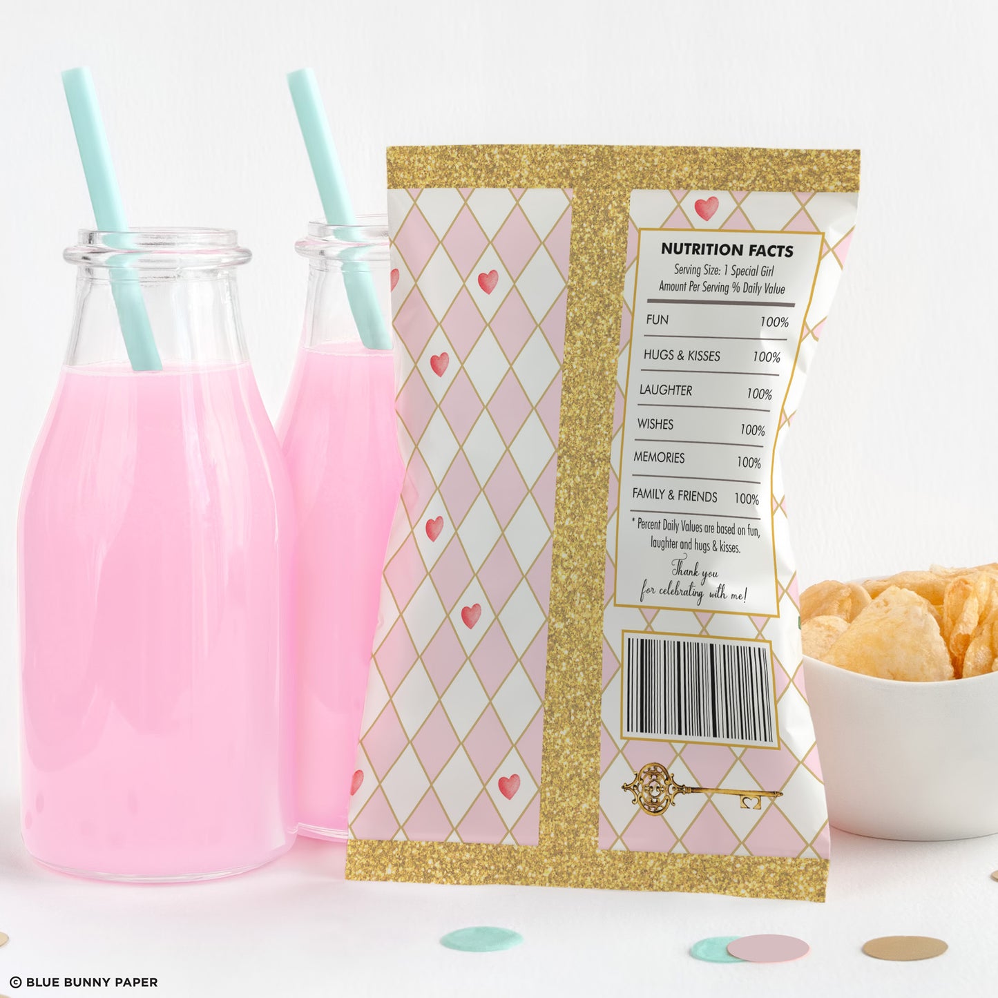 Alice in Wonderland Chip Bag