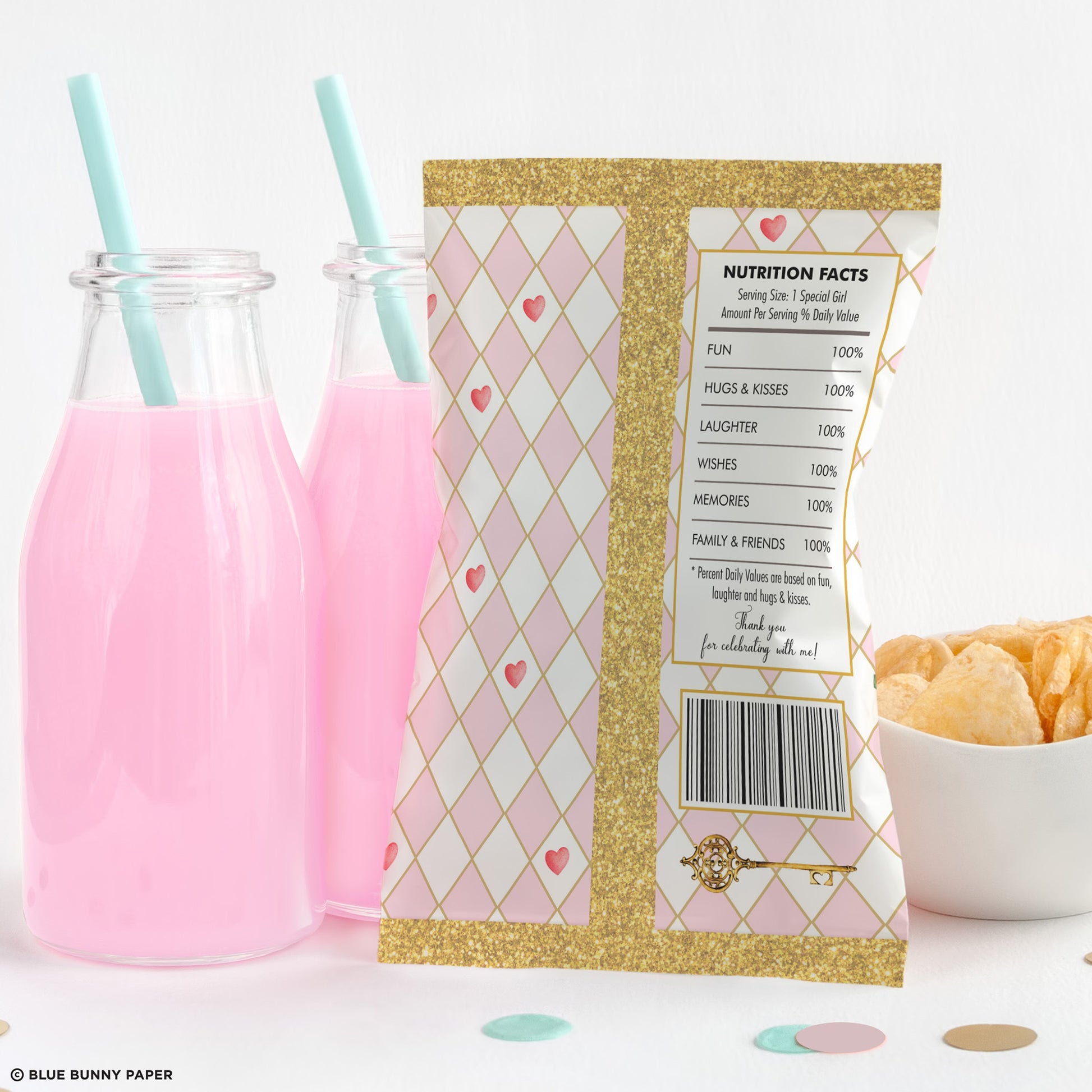 Alice in Wonderland Chip Bag