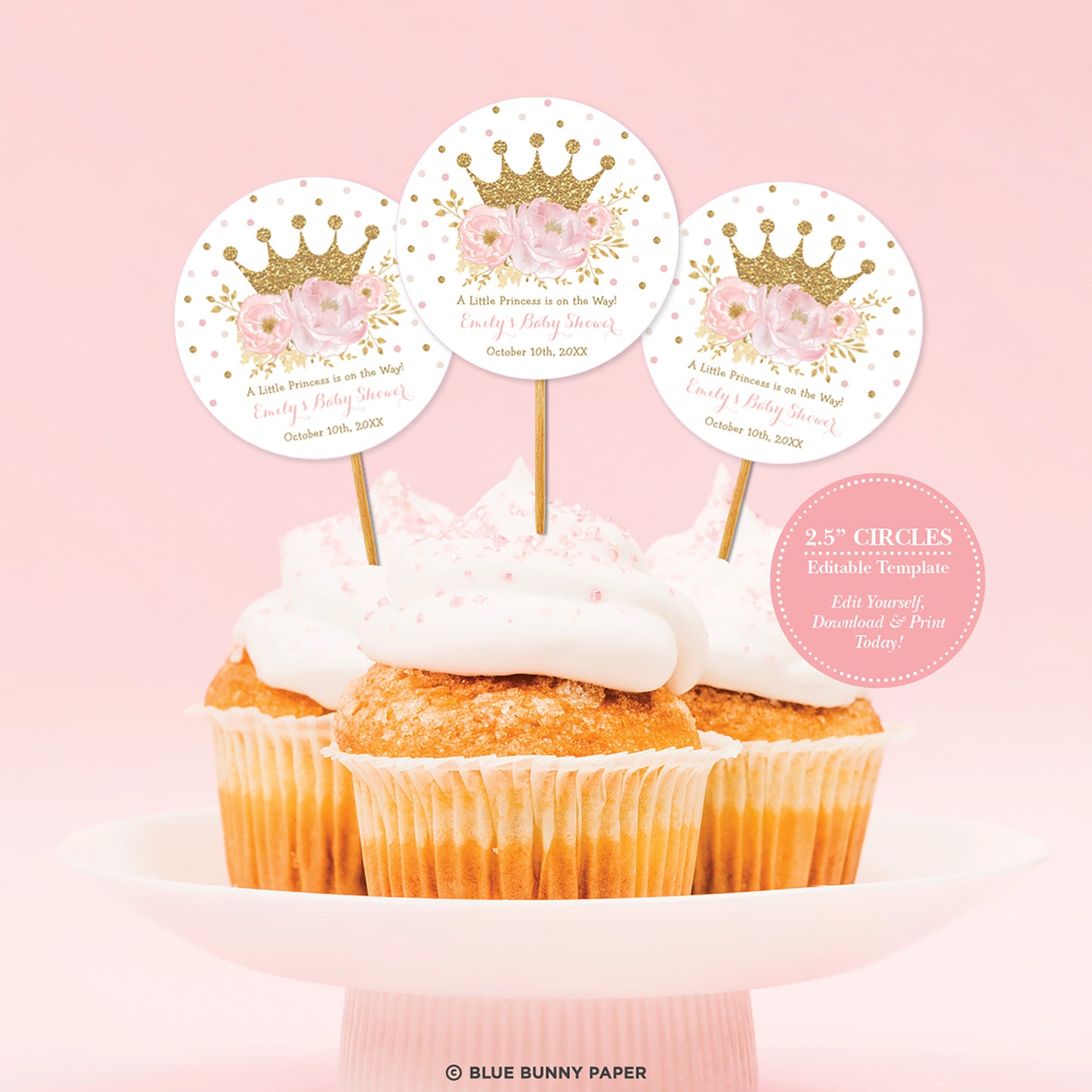 Princess Cupcake Topper