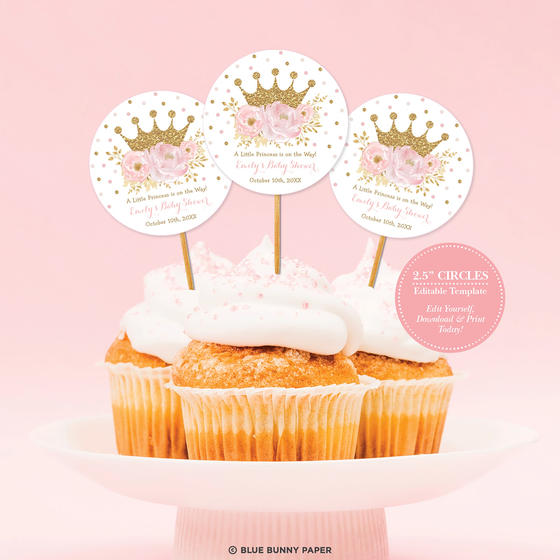 Princess Cupcake Topper