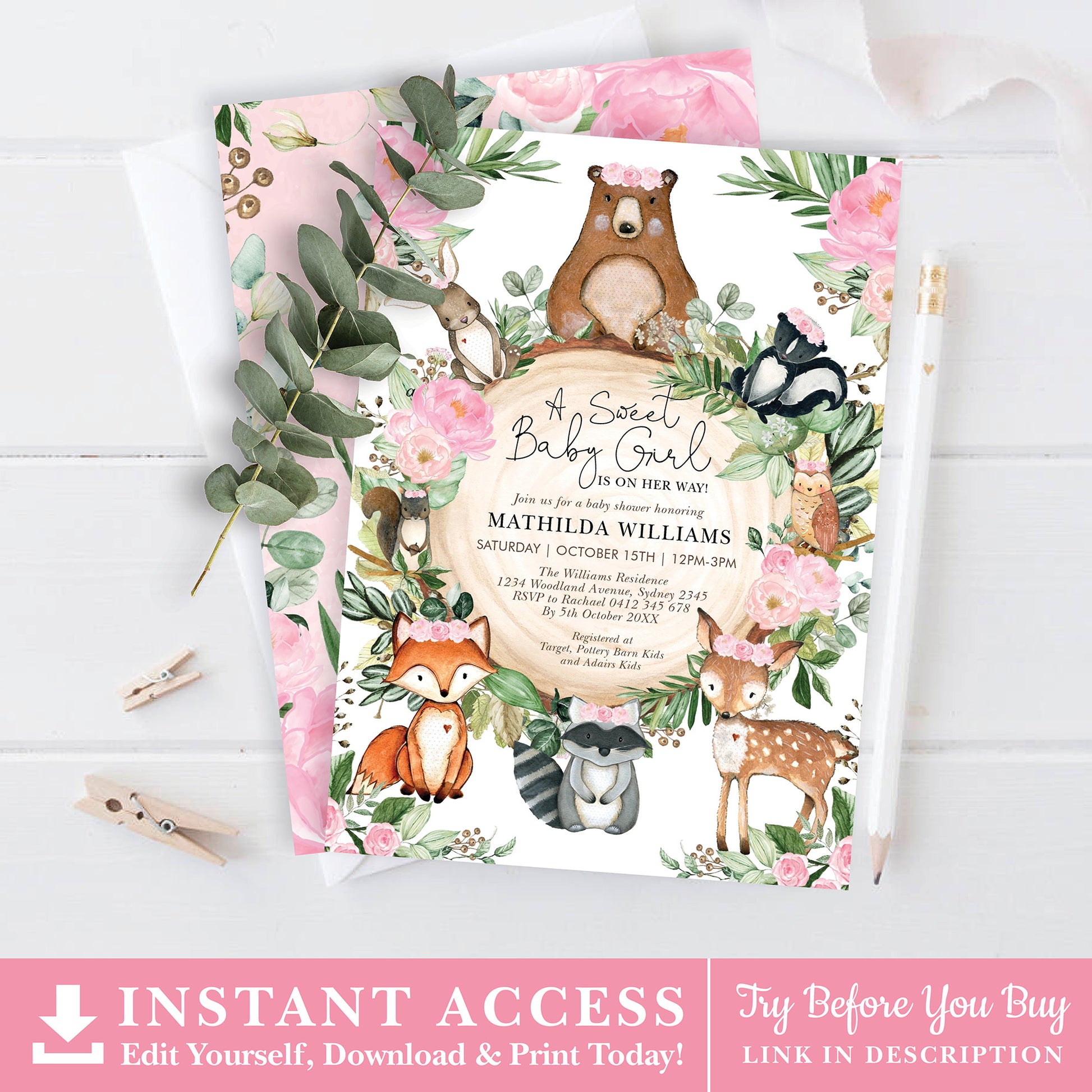 Printable Baby Shower Invitation