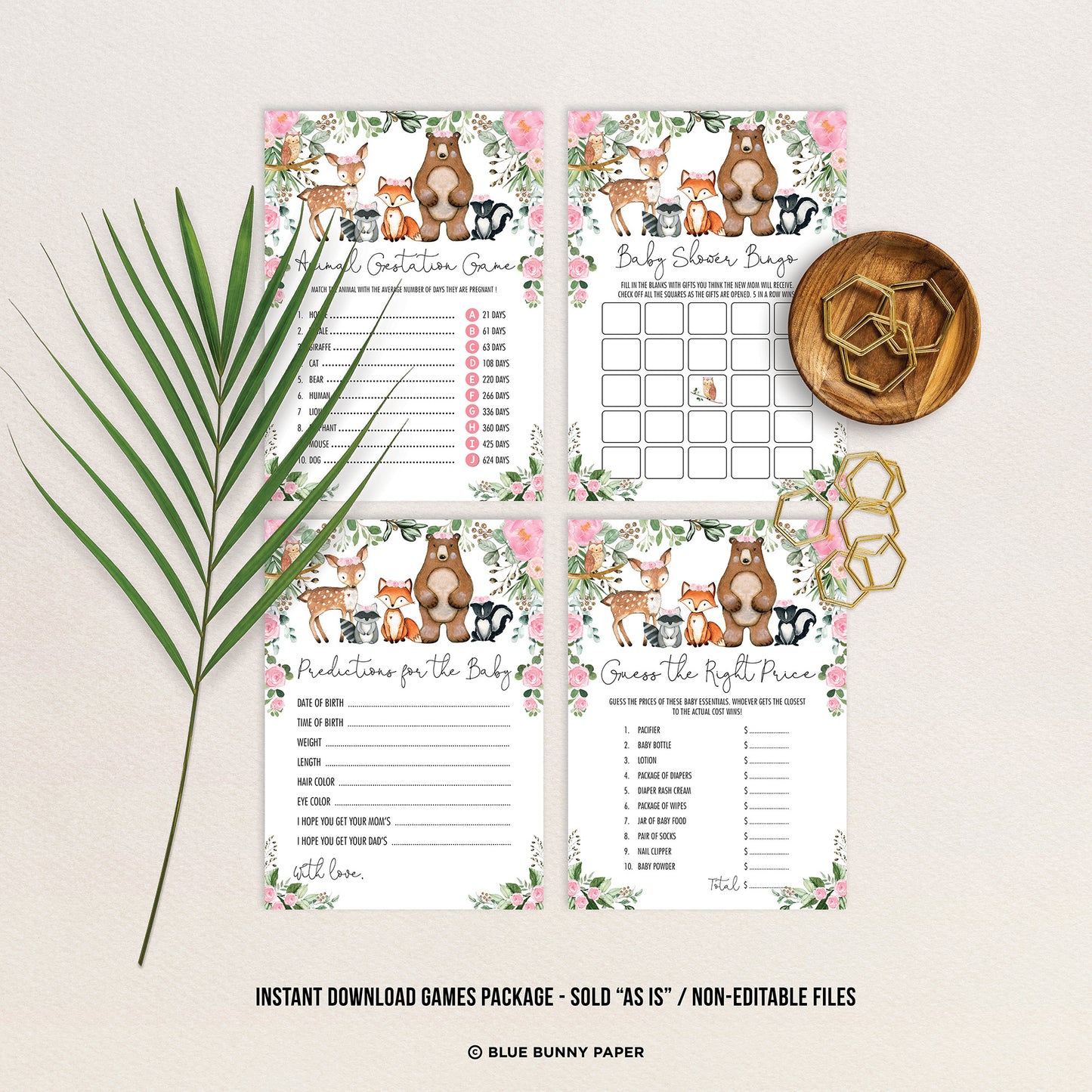 Baby Shower Games Package