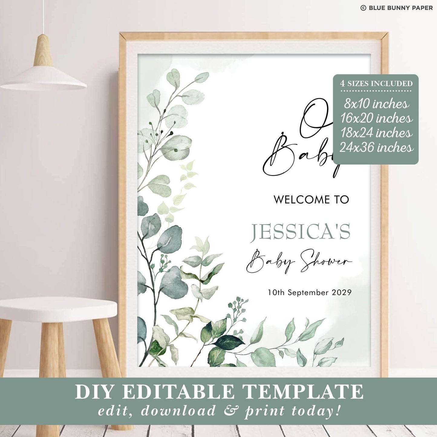 Baby Shower Welcome Sign