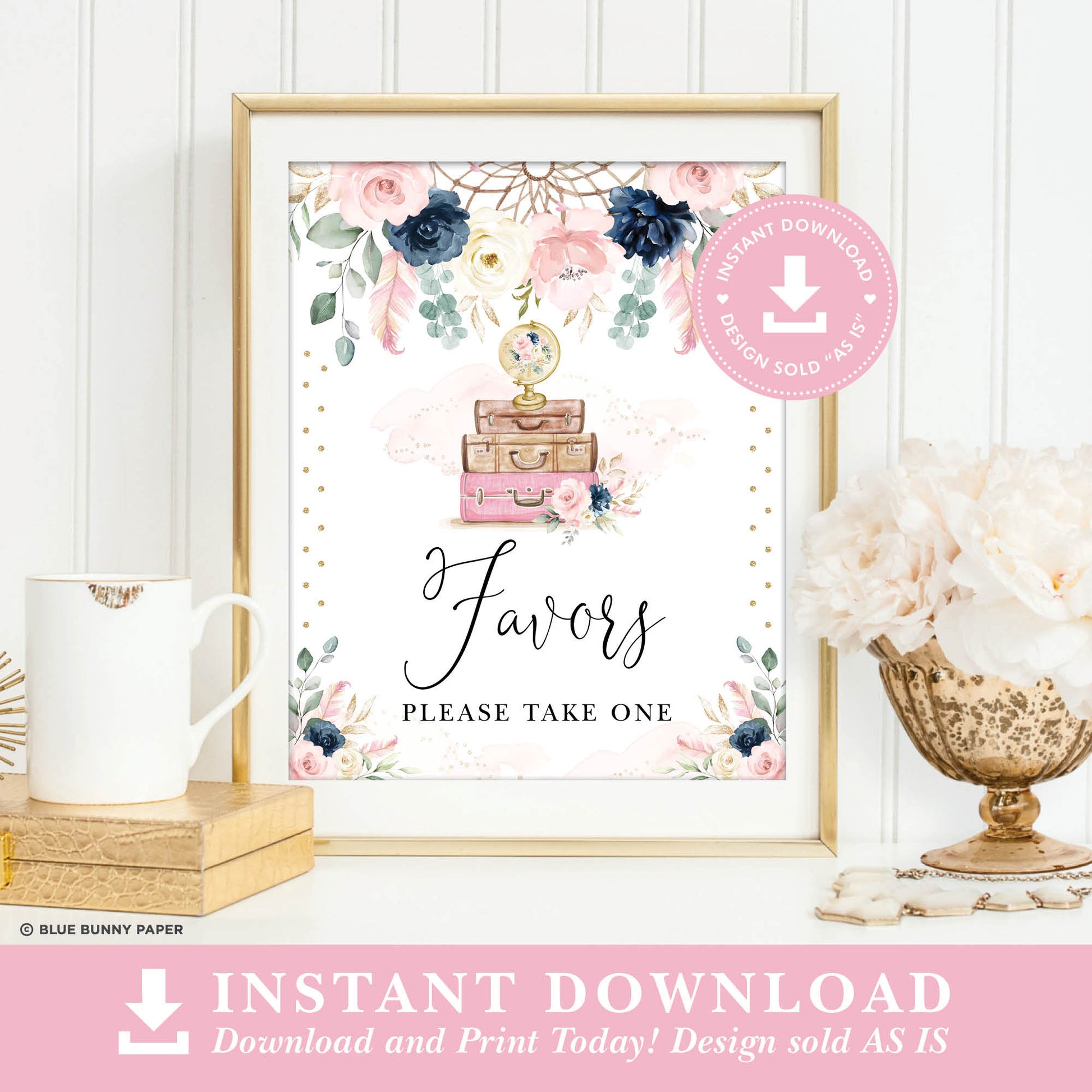 Favors Party Sign