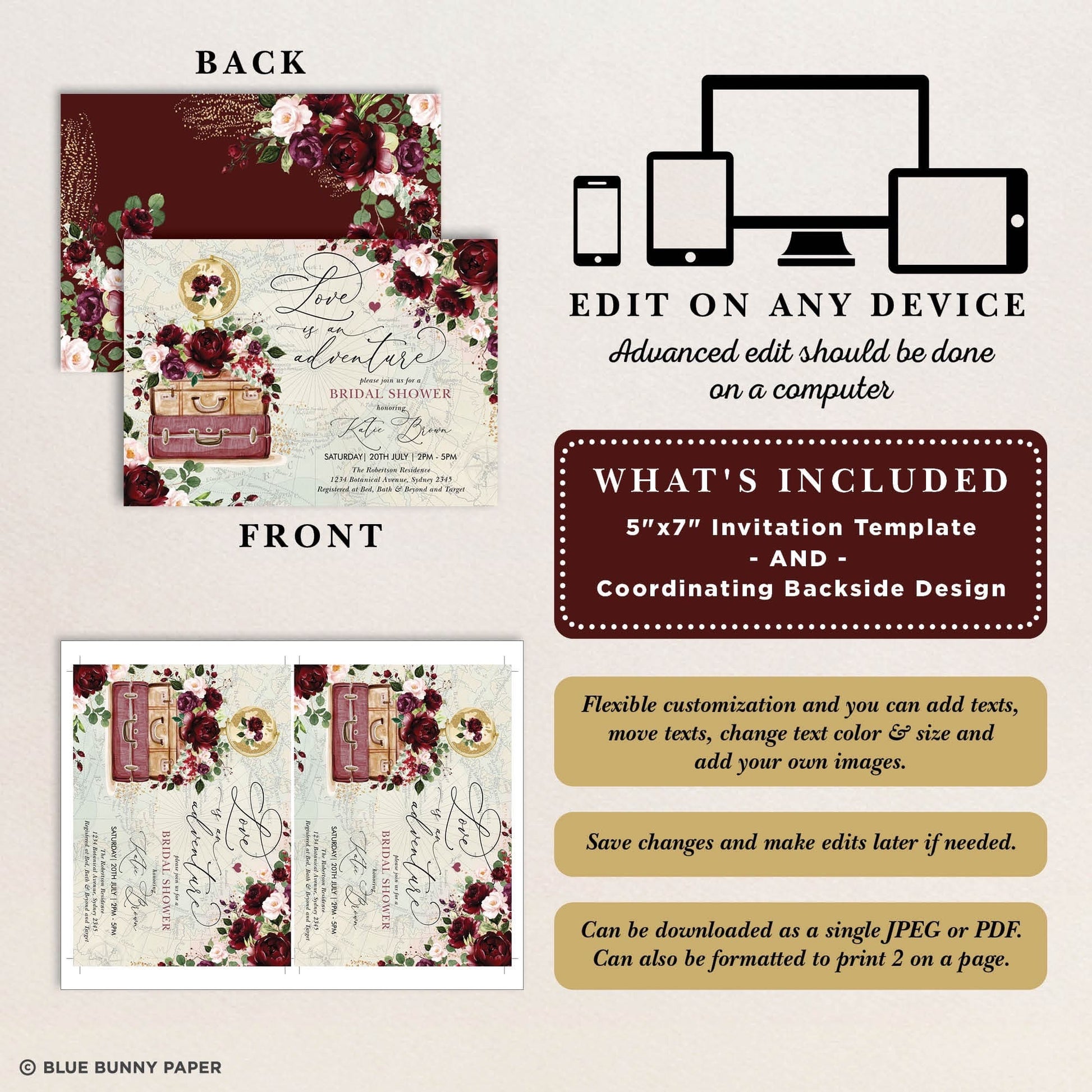 Printable Bridal Shower Invitation
