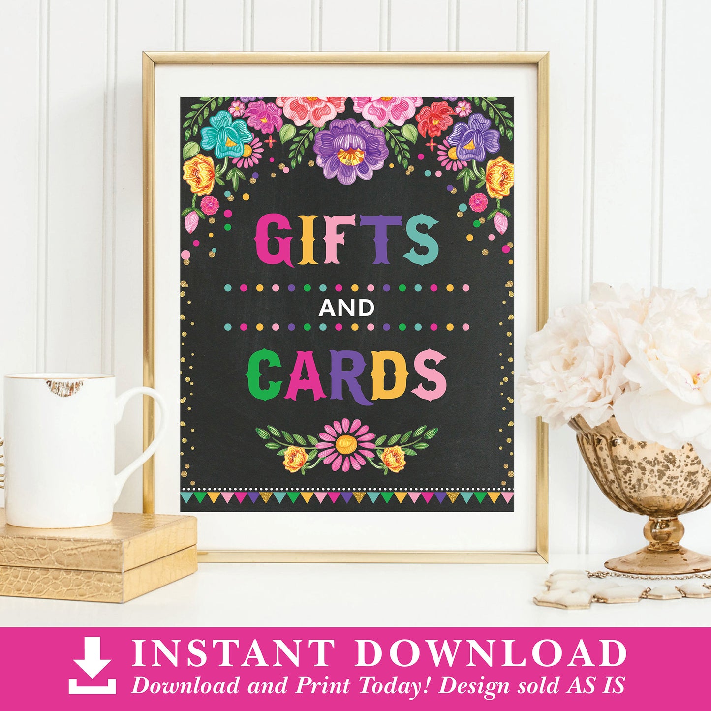 Mexican Fiesta Gifts & Cards Sign