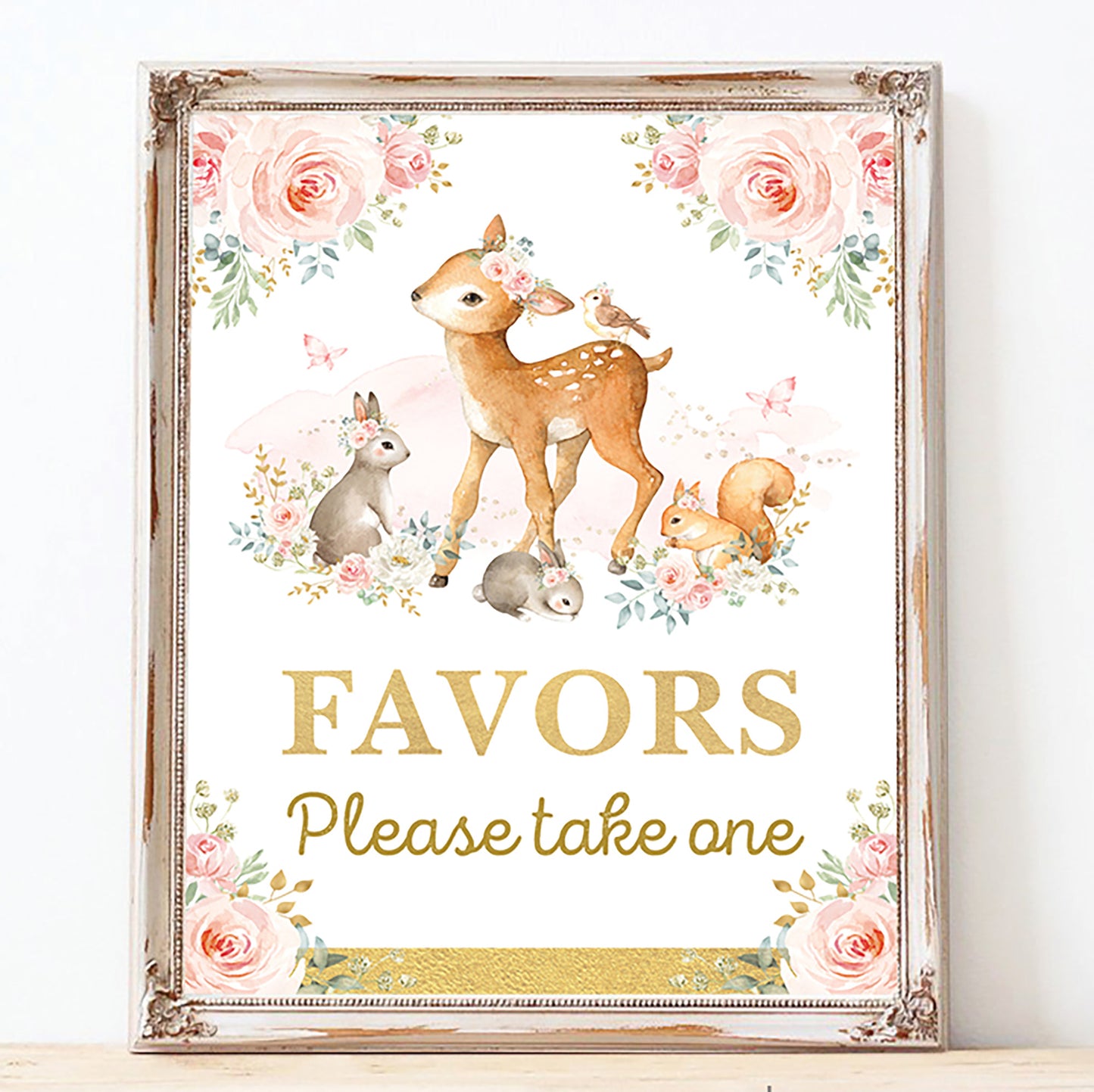 Favors Party Sign