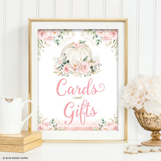 Cards and Gifts Party Sign
