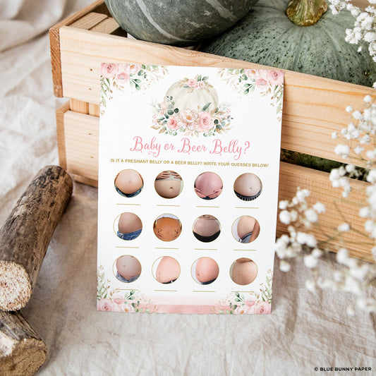 Pumpkin Baby or Beer Belly Party Game