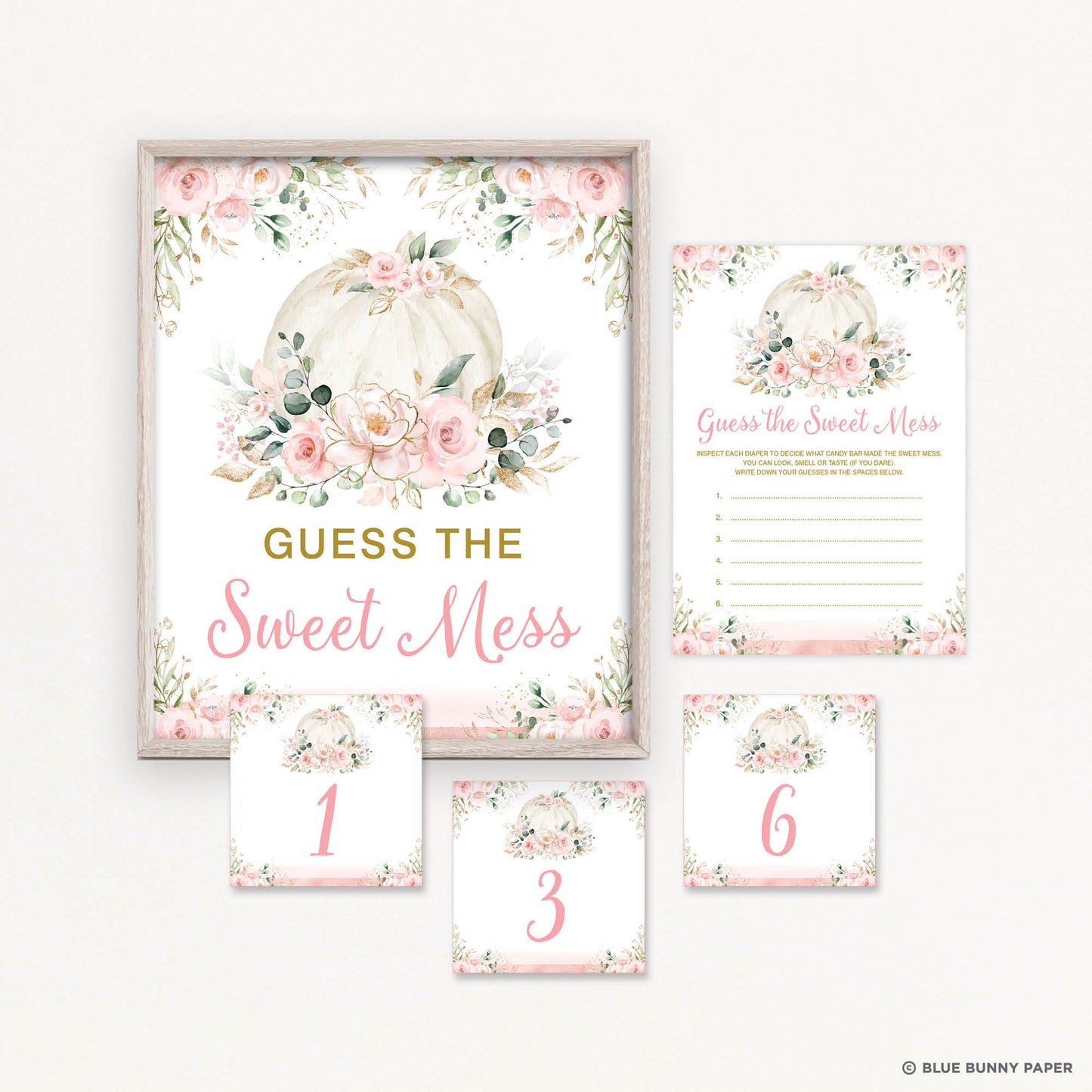 Guess the sweet Mess Baby Shower Game