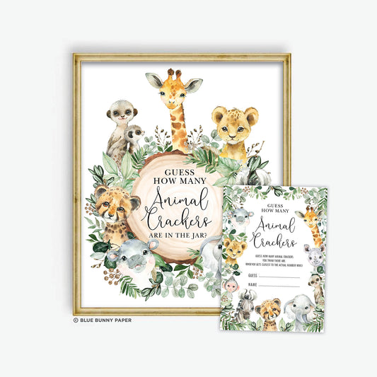 Guess How Many Animals Crackers Game