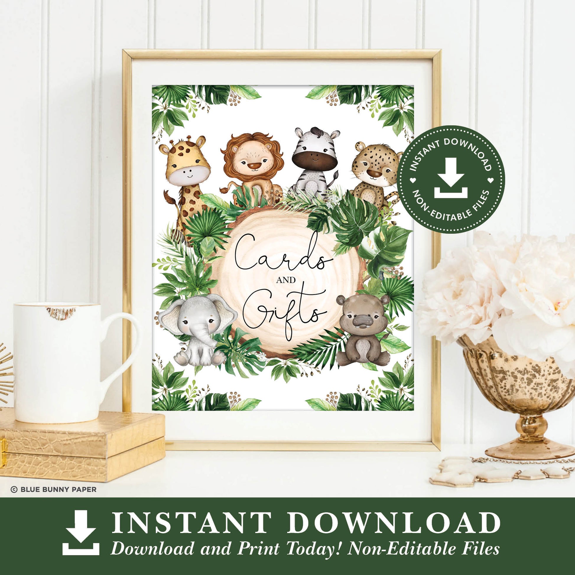 Cards and Gifts Party Sign